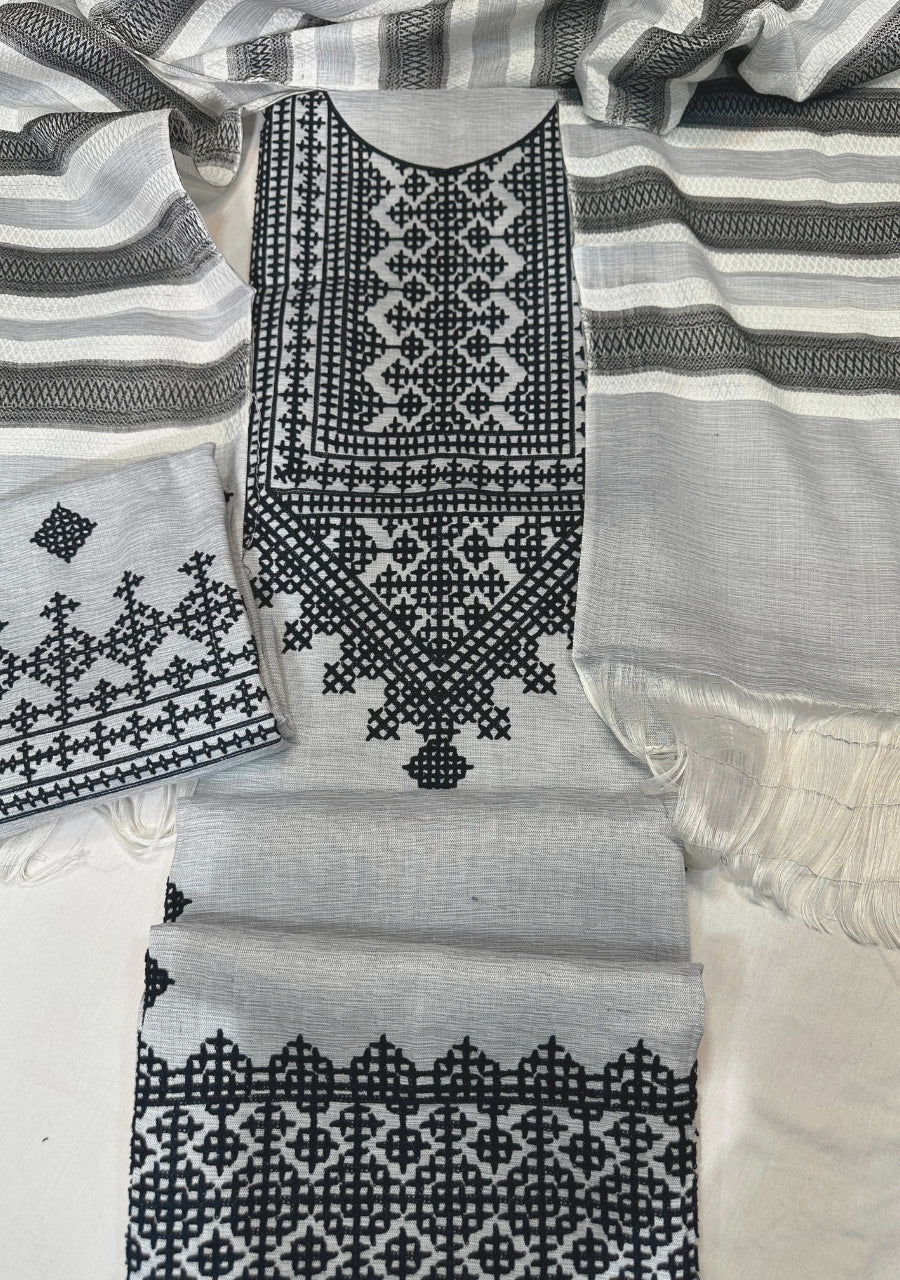 Khadhar Luxury Unstitched 3 Pcs