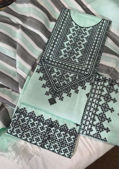 Khadhar Luxury Unstitched  3 Pcs