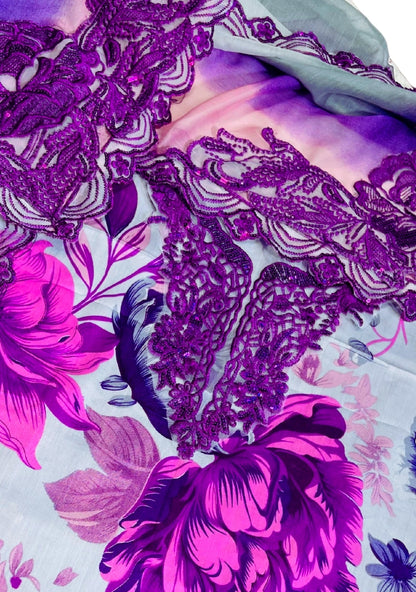 Iznik Digital Printed Lawn 3 Pcs