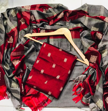 Susi JayCard Work Unstitched 3 Pcs | Chapter #1