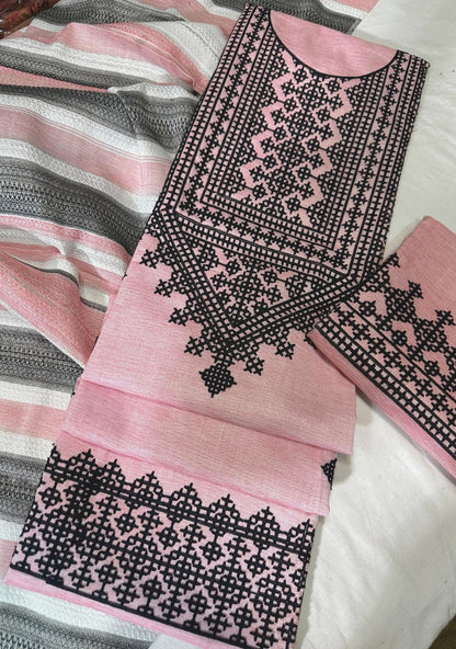 Khadhar Luxury Unstitched  3 Pcs