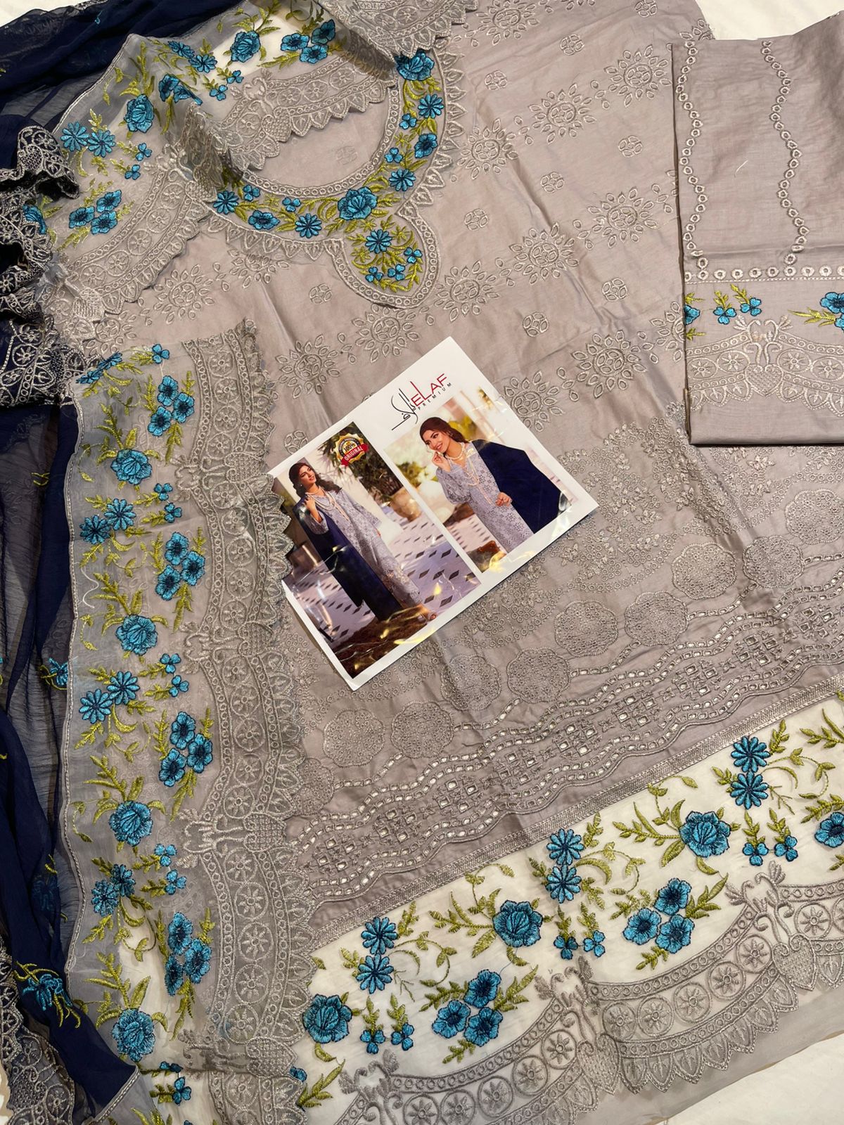 Elaf Heavy Embroidered Cotton