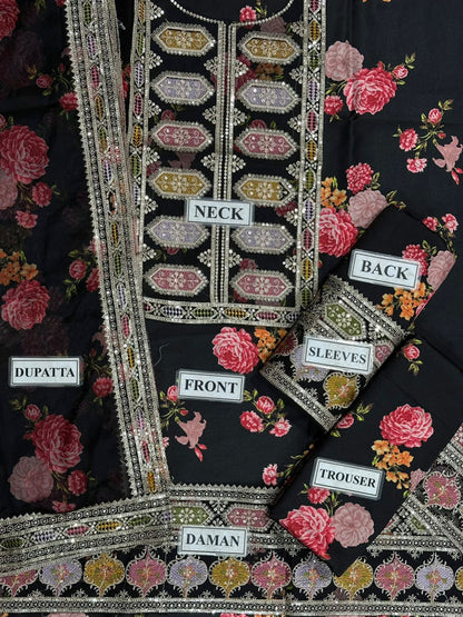Aneela's Collection Digital Printed Lawn Suit