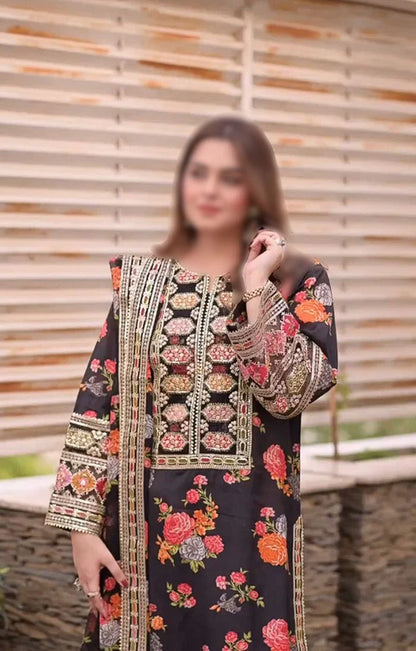 Aneela's Collection Digital Printed Lawn Suit