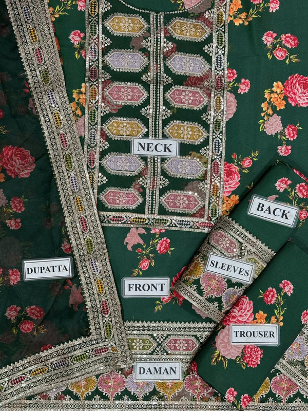 Aneela's Collection Digital Printed Lawn Suit