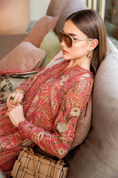 Maria.B MPrints Embroidered Lawn Unstitched 3Pc Suit