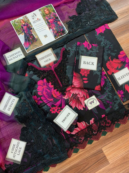 Iznik Digital Printed Lawn