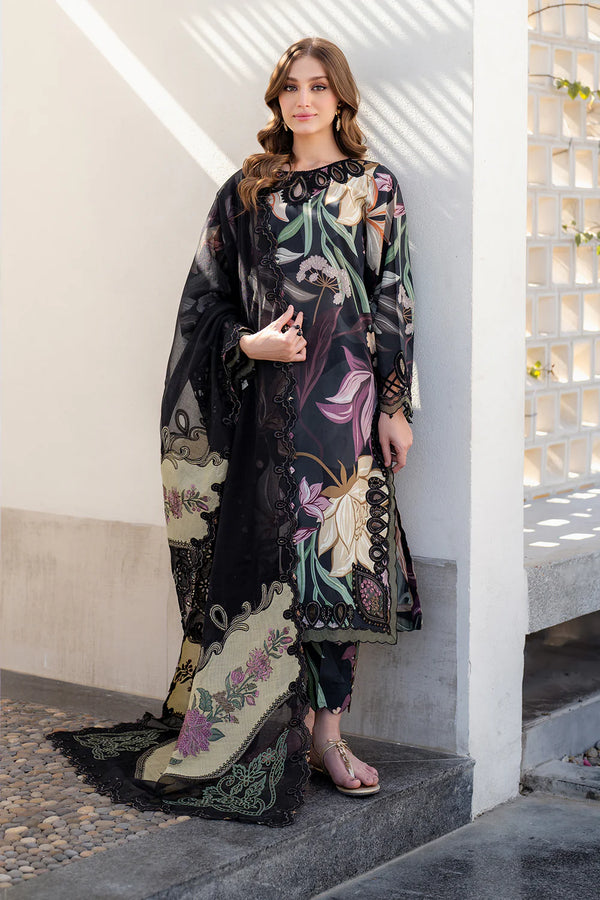 BAROQUE Embroidered Printed Lawn Suit