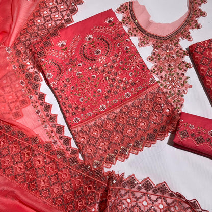 Luxury Ramsha Embroidered Cotton