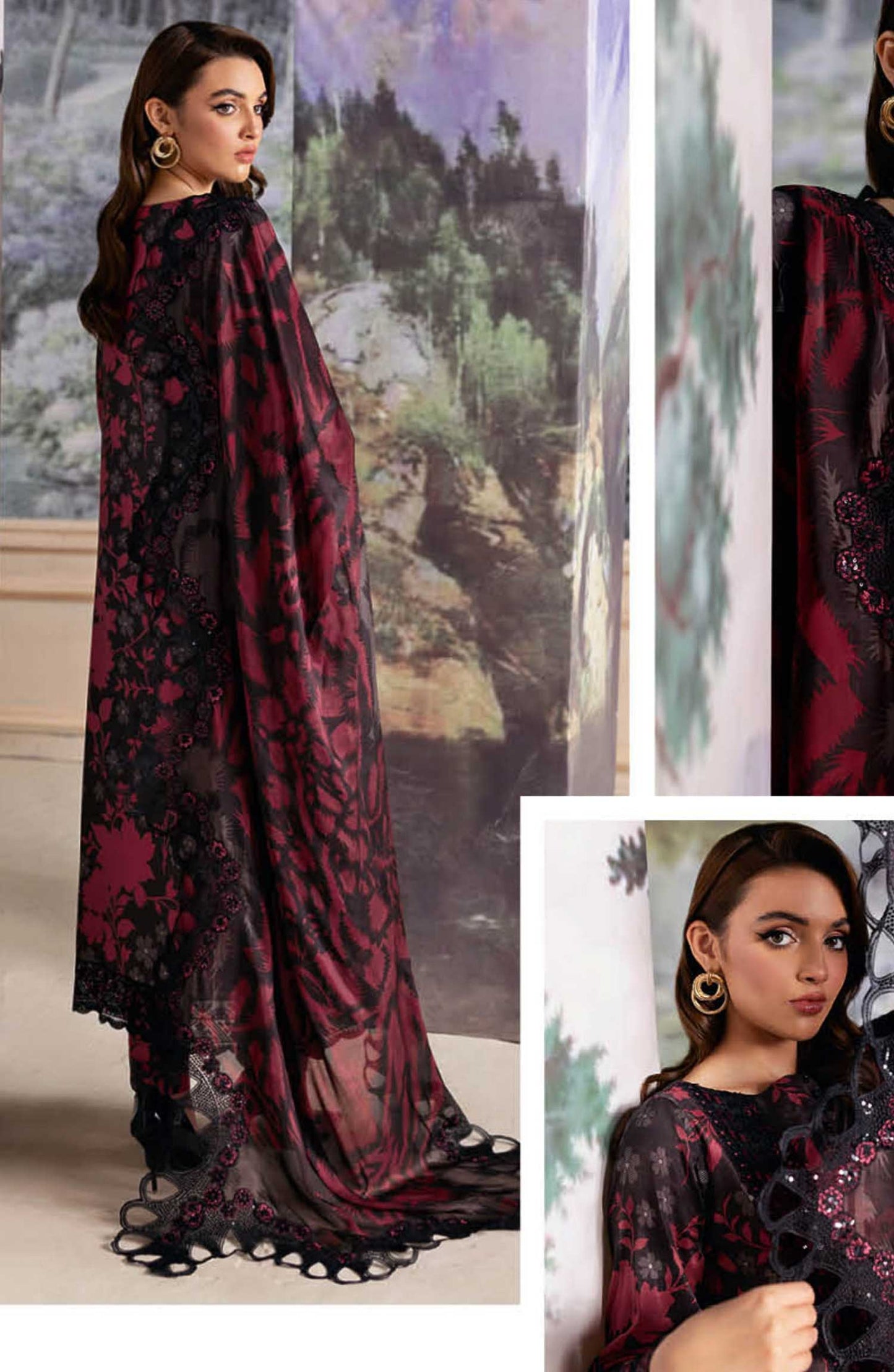 Ramsha Riwaj Premium Collection Unstitched 3 pcs